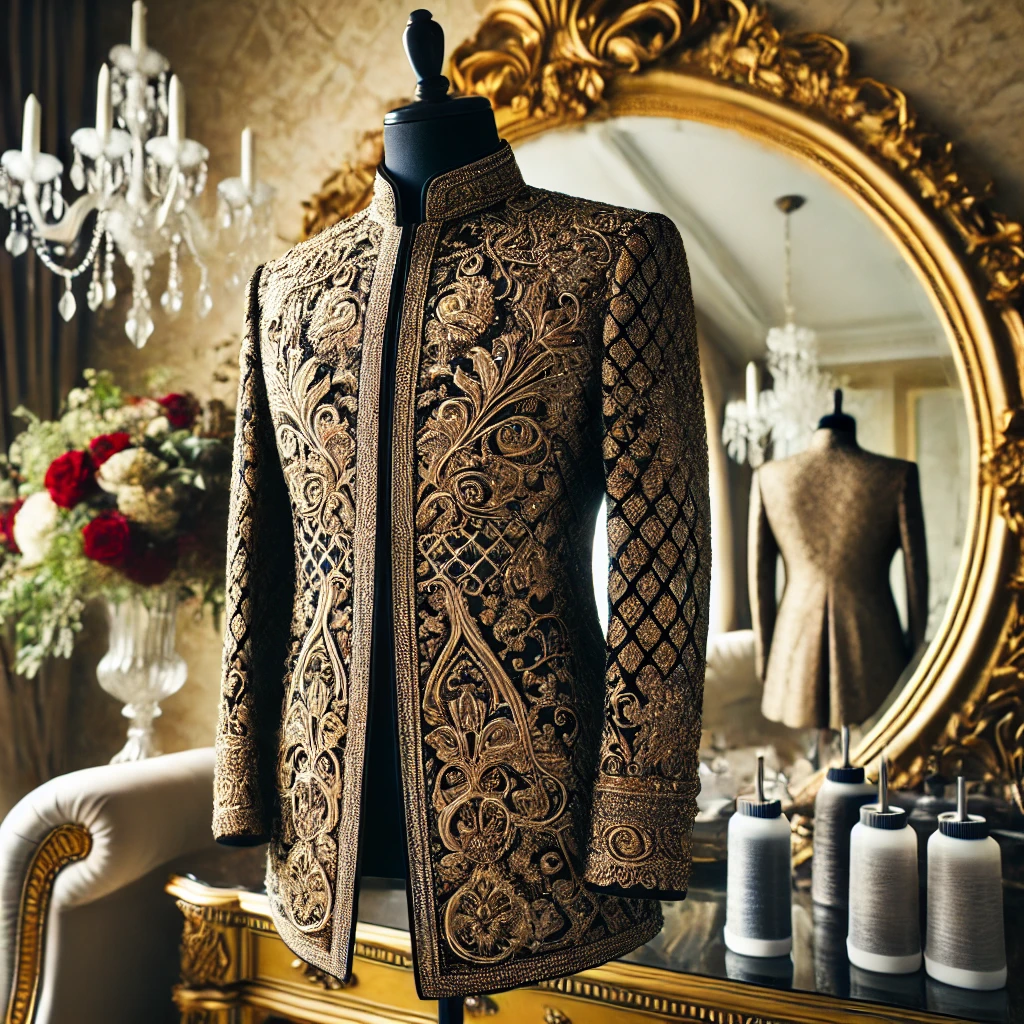 Freshly Cleaned Groom's Sherwani Freshly Cleaned Groom's Sherwani - 99 Dry Cleaners | Sherwani Dry Cleaning | Wedding Attire Cleaning
